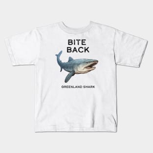 Greenland Shark Bite Back Kids T-Shirt